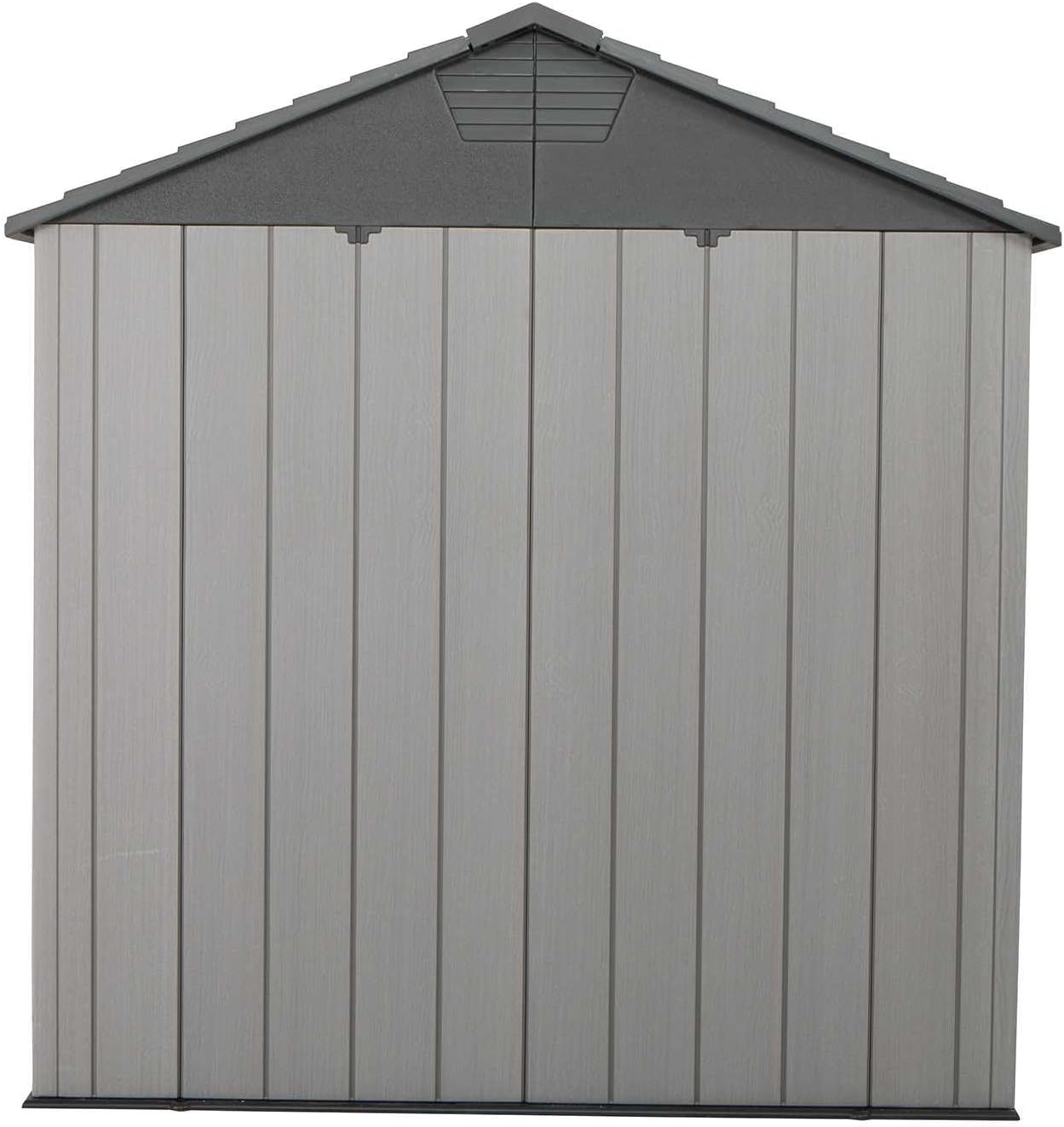 Lifetime 60310 Garden Storage Shed, 7 x 9.5 ft (213 x 289 cm), High-Density Polyethylene (HDPE), Steel-Reinforced Apex Roof, Tan